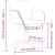 Scaun de birou pivotant, albastru, material textil GartenMobel Dekor