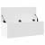 Cutie de depozitare, alb, 102x35x35 cm, lemn prelucrat GartenMobel Dekor
