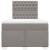 Pat box spring cu saltea, taupe, 120x190 cm material textil GartenMobel Dekor