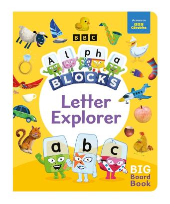 Carticica cu litere si sunete - Alphablocks PlayLearn Toys
