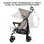 CARUCIOR SPORT KINDERKRAFT TIK, TIP UMBRELA,  STONE BEIGE SuperHeroes ToysZone