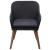 Set mobilier de grădină, 5 piese, negru GartenMobel Dekor