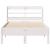 Cadru de pat fără saltea, alb, 90x200 cm, lemn masiv pin GartenMobel Dekor