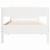 Cadru de pat fără saltea, alb, 75x190 cm, lemn masiv de pin GartenMobel Dekor