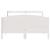 Cadru de pat fără saltea, alb, 120x190 cm, lemn masiv pin GartenMobel Dekor