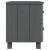Noptiere HAMAR, 2 buc, gri închis, 40x35x44,5 cm, lemn masiv GartenMobel Dekor
