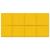 Panouri de perete 12 buc. galben 60x30 cm catifea 2,16 m² GartenMobel Dekor