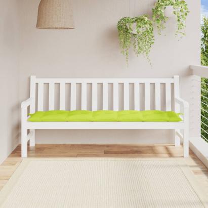 Pernă bancă de grădină verde aprins 180x50x7 cm material oxford GartenMobel Dekor