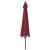 Umbrelă soare de grădină stâlp din lemn, roșu bordo, 400x273 cm GartenMobel Dekor