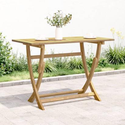 Masă de grădină pliabilă, 110x55x75 cm, lemn masiv de acacia GartenMobel Dekor
