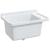 Chiuvetă utilitară cu montare pe perete alb 60x40x28 cm rășină GartenMobel Dekor