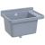 Chiuvetă lavoar pentru montare pe perete gri 50x35x24 cm rășină GartenMobel Dekor