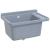 Chiuvetă lavoar pentru montare pe perete gri 60x40x28 cm rășină GartenMobel Dekor