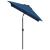 Umbrelă de soare cu stâlp metalic, albastru azur, 300x200 cm GartenMobel Dekor