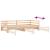 Pat de zi extensibil, 2x(90x200) cm, lemn masiv de pin GartenMobel Dekor