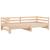 Pat de zi extensibil, 2x(90x200) cm, lemn masiv de pin GartenMobel Dekor