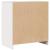 Dulap lateral, alb, 60x36x65 cm, lemn masiv de pin GartenMobel Dekor
