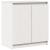 Dulap lateral, alb, 60x36x65 cm, lemn masiv de pin GartenMobel Dekor