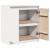 Dulap lateral, alb, 60x36x65 cm, lemn masiv de pin GartenMobel Dekor