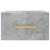 Noptiere montate pe perete 2 buc. gri beton 35x35x20 cm GartenMobel Dekor