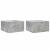Noptiere montate pe perete 2 buc. gri beton 35x35x20 cm GartenMobel Dekor