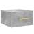 Noptiere montate pe perete 2 buc. gri beton 35x35x20 cm GartenMobel Dekor