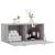 Dulap de perete, gri sonoma, 80x36,5x35 cm, lemn compozit GartenMobel Dekor