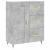Servantă, gri beton, 69,5x34x90 cm, lemn compozit GartenMobel Dekor
