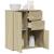 Dulap, stejar sonoma, 60x31x70 cm, lemn prelucrat GartenMobel Dekor