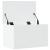 Cutie de depozitare, alb, 60x35x35 cm, lemn prelucrat GartenMobel Dekor