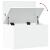 Cutie de depozitare, alb, 60x35x35 cm, lemn prelucrat GartenMobel Dekor
