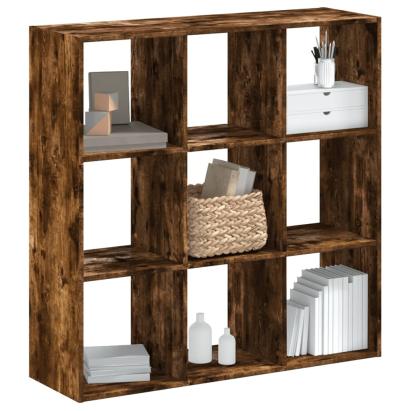 Bibliotecă, stejar fumuriu, 102x32x102 cm, lemn prelucrat GartenMobel Dekor