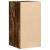 Dulap colț cu sertare stejar fumuriu 40x41x76 cm lemn prelucrat GartenMobel Dekor