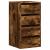 Dulap colț cu sertare stejar fumuriu 40x41x76 cm lemn prelucrat GartenMobel Dekor