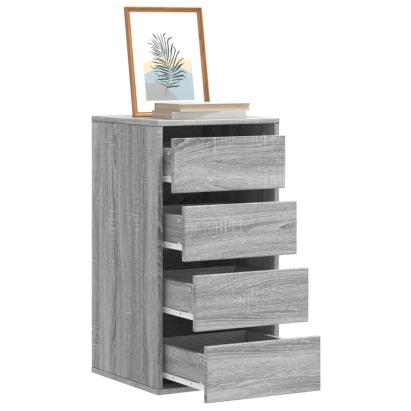 Dulap colț cu sertare sonoma gri 40x41x76 cm lemn prelucrat GartenMobel Dekor
