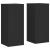 Suporturi de plante, 2 buc., negru, 30x30x70 cm, lemn prelucrat GartenMobel Dekor