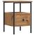 Noptiere, 2 buc., stejar artizanal, 34x36x50 cm, lemn prelucrat GartenMobel Dekor