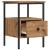 Noptiere, 2 buc., stejar artizanal, 34x36x50 cm, lemn prelucrat GartenMobel Dekor