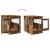 Mobilier ladă pentru câini Lemn vechi 55x80x68cm Lemn prelucrat GartenMobel Dekor