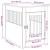 Mobilier ladă pentru câini Lemn vechi 55x80x68cm Lemn prelucrat GartenMobel Dekor