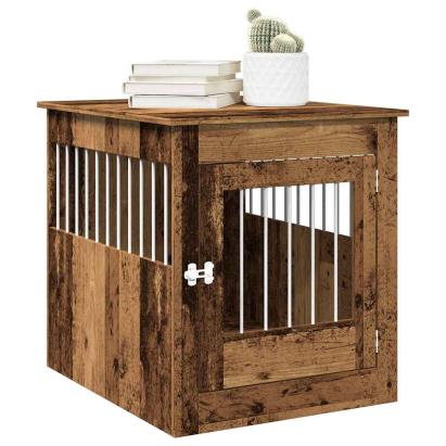 Mobilier ladă pentru câini Lemn vechi Lemn prelucrat GartenMobel Dekor