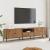Dulap TV cu sertar stejar artizanal 200x25x44 cm lemn prelucrat GartenMobel Dekor