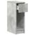 Noptiera cu sertar gri beton 20x36x60 cm GartenMobel Dekor