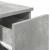 Noptiera cu sertar gri beton 20x36x60 cm GartenMobel Dekor