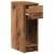 Noptiera cu sertar lemn vechi 20x36x60 cm GartenMobel Dekor