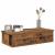 Raft de perete cu sertare Lemn vechi 60x25x15 cm Lemn prelucrat GartenMobel Dekor