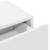 Raft de perete cu sertare, alb, 60x26,5x15 cm, lemn prelucrat GartenMobel Dekor
