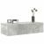 Raft de perete cu sertare Gri beton 60x26,5x15cm Lemn prelucrat GartenMobel Dekor