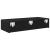 Raft de perete cu sertare negru 80x33x17 cm lemn prelucrat GartenMobel Dekor