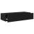Raft de perete cu sertare negru 80x33x17 cm lemn prelucrat GartenMobel Dekor